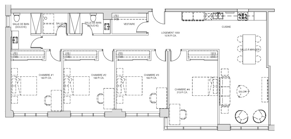 Chambres étudiantes 1.12